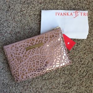 Laser Cut Rose Gold Clutch